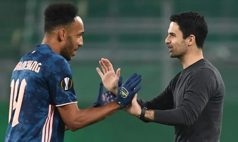 Mikel Arteta và Aubameyang: Sự kết hợp mang lại thành công cho Arsenal